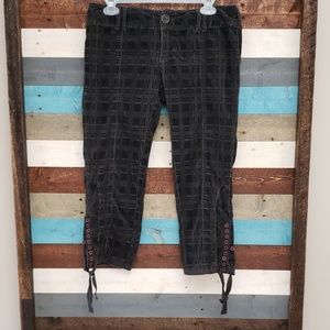 Free People checkered cords in size 8